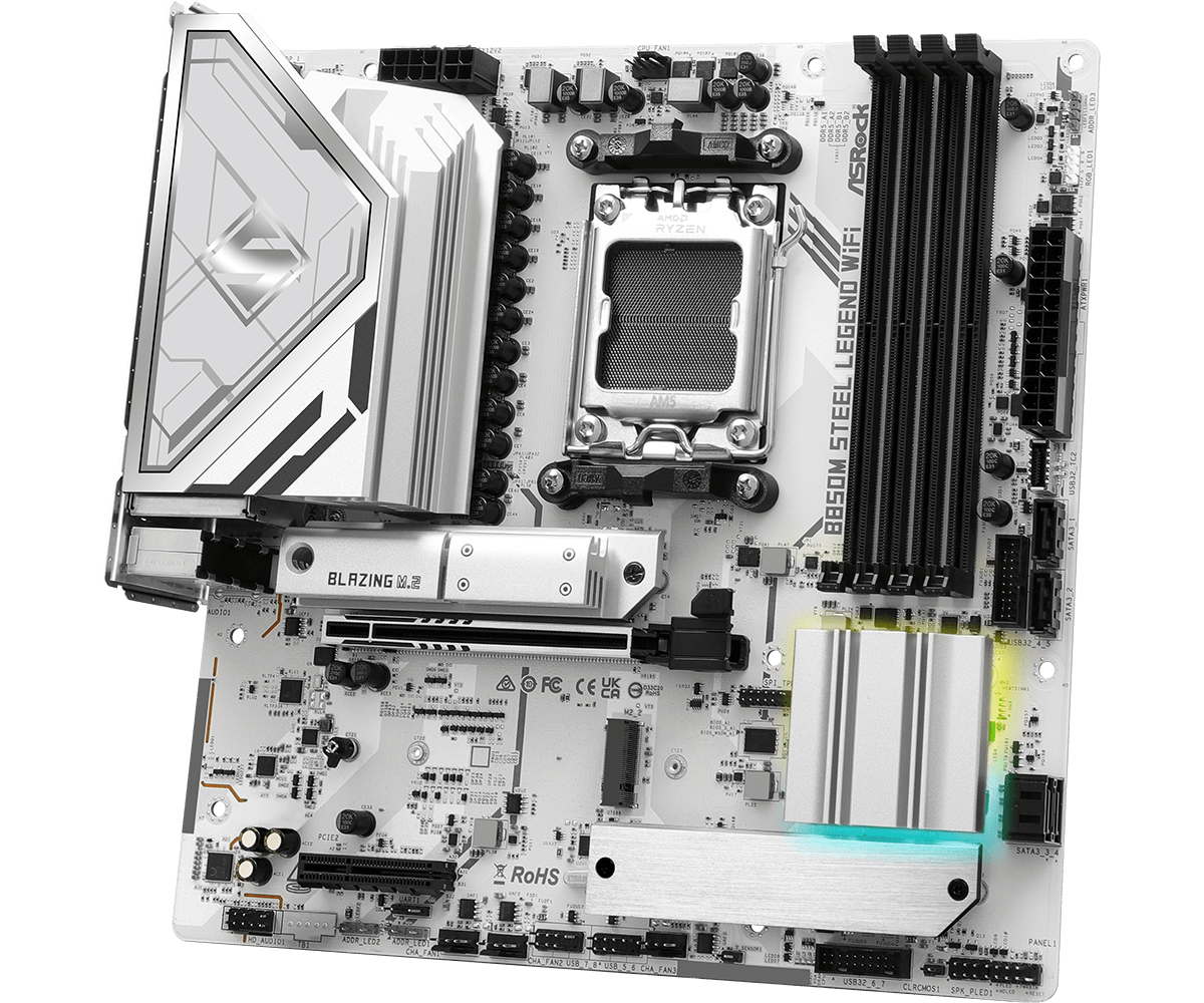    ASROCK B850M STEEL LEGEND  - Am5 Micro Atx Pcie 5.0 Motherboard incelemesi ve fiyatı